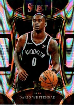 Dariq Whitehead 2023-24 Select Silver Tectonic Mezzanine Rookie Card #308 - Nets - Image 1 of 2