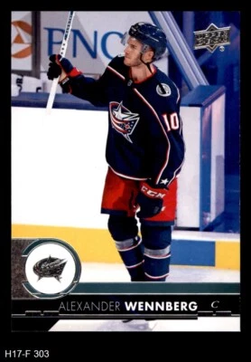2017 Upper Deck #303 Alexander Wennberg Blue Jackets 8 - NM/MT - Image 1 of 2