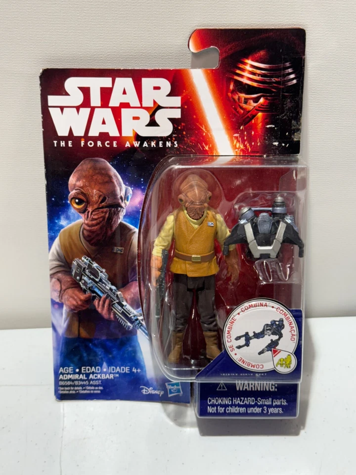 NUEVA FIGURA DE ACCIÓN STAR WARS EL DESPERTAR DE LA FUERZA ALMIRANTE ACKBAR 2015 Foto 1 de 3