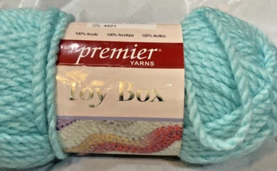 Premier Yarns 玩具盒,彩色飞盘,浅水,笨重,单线,100g,100m — 第 1/4 张图片