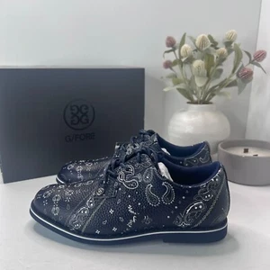 G/FORE Bandana Gallivanter Golf Shoes Twilight G4LS23EF15 Women's 7.5 NWB - Picture 1 of 10