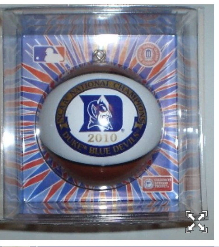 DUKE BLUE DEVILS 2010 CAMPEONES NACIONALES DE LA NCAA Campeones Navidad I ORNAMENTO #2 Foto 1 de 1