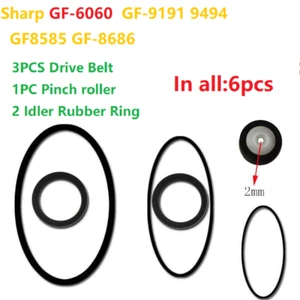 For Sharp GF-6060 9191 9494 GF8585 8686 Idle Wheel Ring、pinch Roller 、Drive Belt - Afbeelding 1 van 12