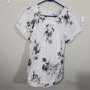 Camisa Krazy Kat Floral Ojales Hombro Descubierto Petite - Imagen 1 de 5