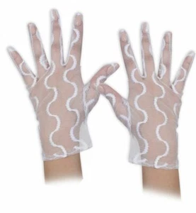 Handschuhe Spitze, weiß - Bild 1 von 1