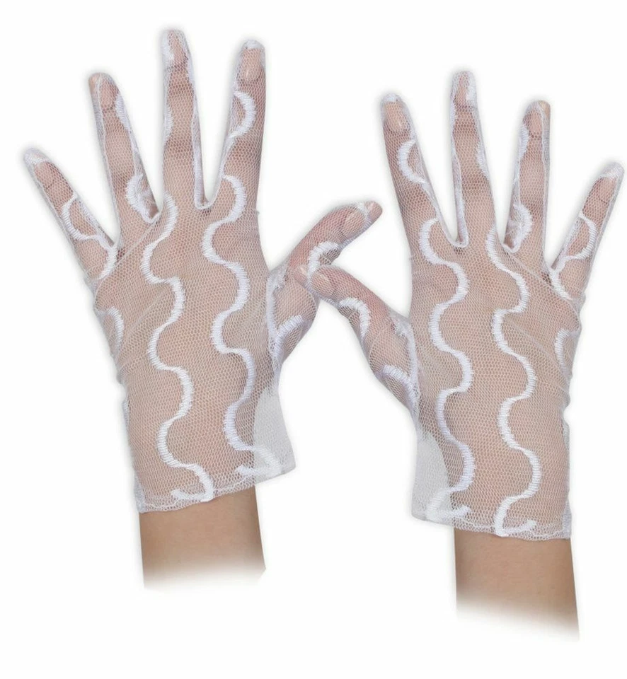 Handschuhe Spitze, weiß - Bild 1 von 1