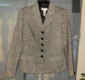 Awesome Gray Suit Jacket COVINGTON Size 4 - Picture 1 of 5