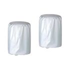 2 Count Wheel Tire Covers For Trailer Car Protectors Rainproof Front Gear