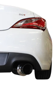 ISR Performance Single GT Stainless Exhaust w/ Burnt Tip for Genesis Coupe 2.0T - Foto 1 di 5