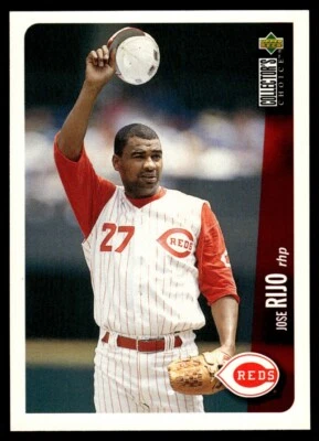 1996 Collector's Choice #113 Jose Rijo Cincinnati Reds - Image 1 of 2
