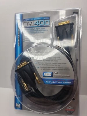 Monster DVI Digital Video DVI400 2M High Bandwidth Single Link Connection Cable - Image 1 of 2