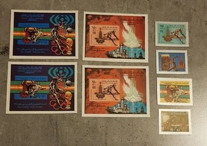 LIBYA JAMAHIRIYA 1980 PRE OLYMPIC MOSCOW 4 BLOCKS &SET IMPERF&PERF MNH - Picture 1 of 1