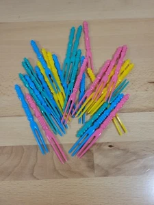 28 4" Forchette Frutta Plastica Pick, Antipasto Degustazione Cocktail Bistrot - Foto 1 di 2