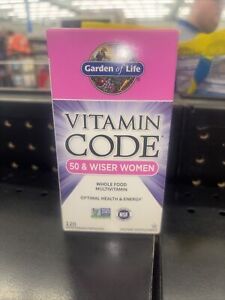 1 New Garden of Life Vitamin Code 50 & Wiser Women Multivitamin - 120 Capsules
