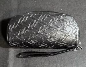 Oakley Soft Shell Wristlet Zipper Sunglasses Cosmetic Case Black O Logo 7” Long - Picture 1 of 5