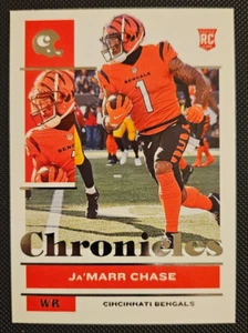 2021 Panini Chronicles #17 Ja'Marr Chase RC!! Cincinnati Bengals - Picture 1 of 2
