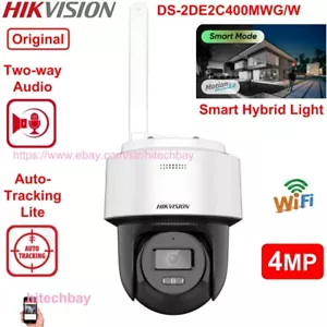 Hikvision DS-2DE2C400MWG/W 4MP ColorVu Smart-Light WiFi PT Kamera 2-Wege Audio - Bild 1 von 13