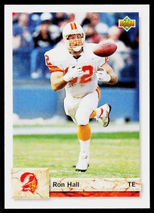 Ron Hall, 1992 Upper Deck Football Card, #505, Tampa Bay Buccaneers, - Picture 1 of 2