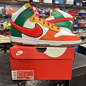 Größe 13 - Nike Dunk High Chenille Swoosh - Bild 1 von 5
