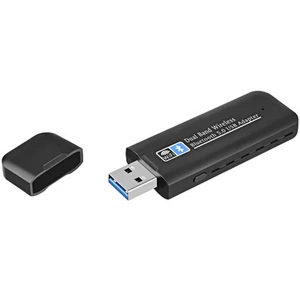 2.4G/5G 1200Mbps Wifi Adapter WLAN USB 3.0 Wireless Dongle Stick Dualband Neu - Afbeelding 1 van 7