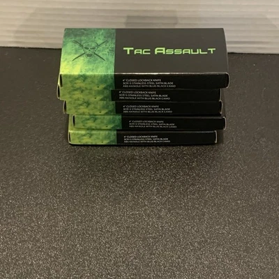 Lote de 5 cuchillos cubiertos Tac Assault Frost TA-007BL/NEGRO Foto 1 de 4