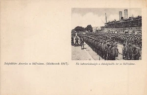 ÉIRE Ireland - American soldiers in France, June 1917Rare postcard published in - Picture 1 of 2