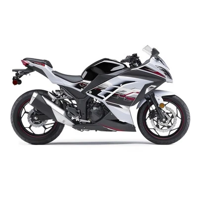 Kit de carenado ABS blanco rojo negro para carrocería Kawasaki EX300R Ninja 300 2013-2017 Foto 1 de 4