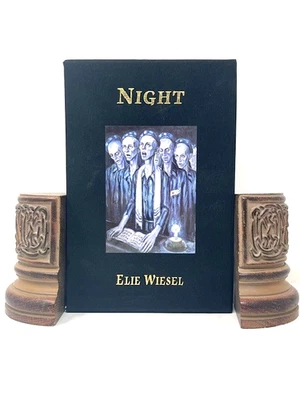 Night by Elie Wiesel Easton Press Limited Edition Signed By Author #346/850 - Image 1 of 4