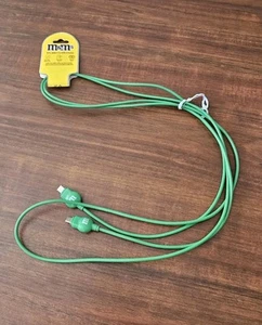 M&M Green 8ft MultiPort USB-C Charging Cord New W/Tags,Multiple Colors Available - Picture 1 of 3
