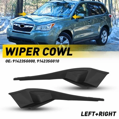 2X Para Subaru Forester 2014-2018 Limpiaparabrisas Cubierta Panel Rejilla Izquierda+Derecha H Foto 1 de 4