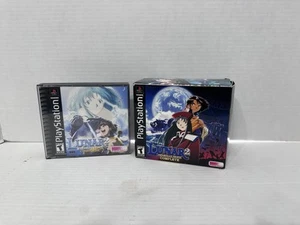 Lunar 2 Eternal Blue Sony Playstation 1 PS1 con Colgante - Probado - Imagen 1 de 10