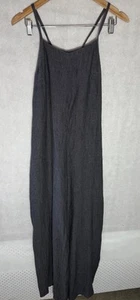 Ladies Size S Zoe.O Jumpsuit, Grey, Pockets, 100% Linen - Picture 1 of 6