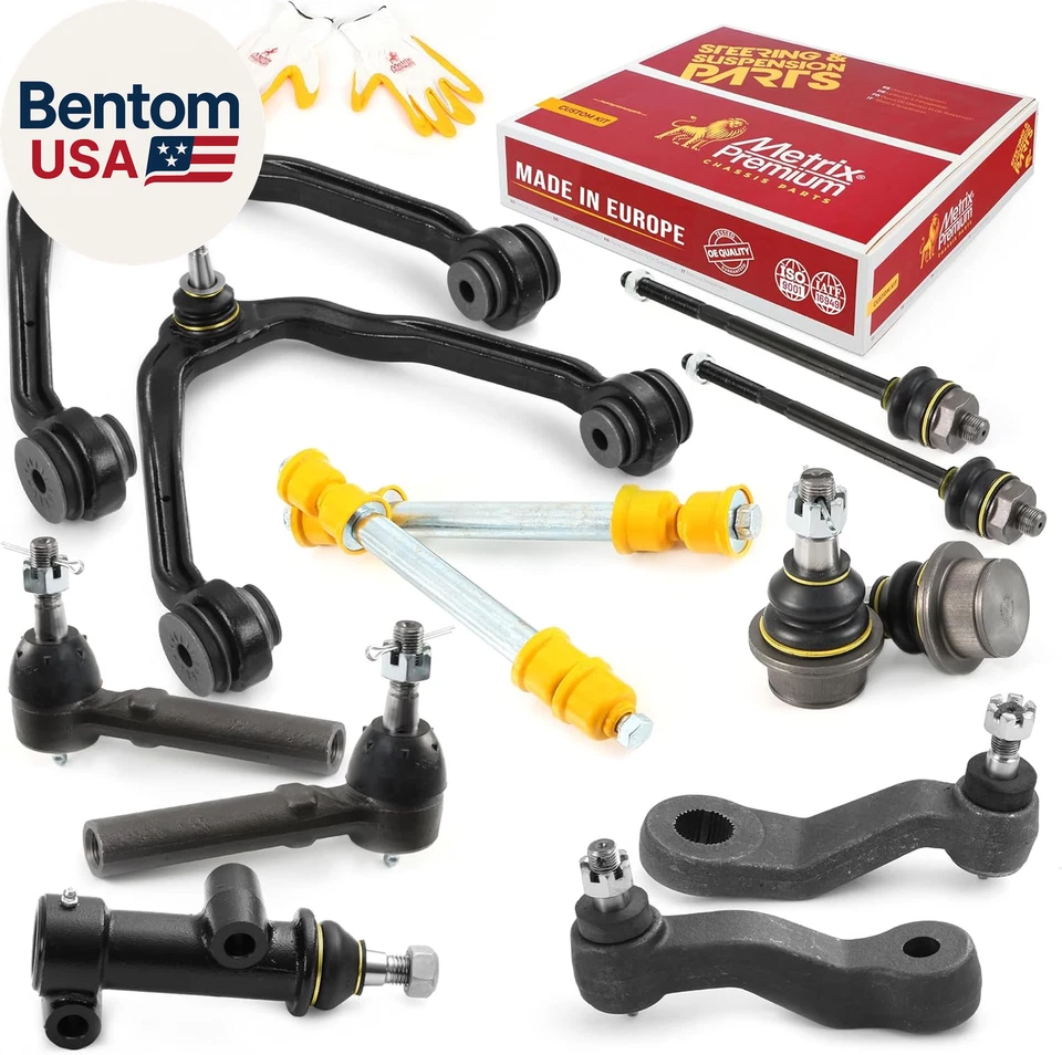 - Kit de suspensión delantera de 13 piezas para Cadillac Escalade 02-06, Chevrolet Avalanc Foto 1 de 4