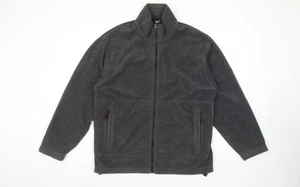 Marks and Spencer Men's Grey Fleece Full Zip Jacket M 38in - Picture 1 of 12