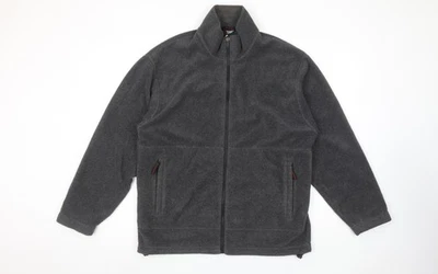 Marks and Spencer Men's Grey Fleece Full Zip Jacket M 38in - Image 1 of 4