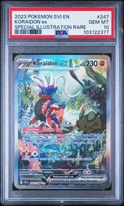 KORAIDON ex 247/198 | PSA 10 | Scarlet Special Illustration Rare Pokémon Card - Picture 1 of 2