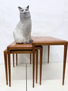 Große Katzenskulptur Studiokeramik signiert - Picture 1 of 11