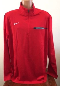 Nike Shirt Top 1/2 Zip Mock Neck Long Sleeve Running 746960 Men's XXL 2XL - Picture 1 of 5