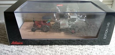 SCHUCO LANZ BULLDOG WITH CLAAS SUPER AUTOMATIC COMBINE HARVESTER, NEW, 1:43 - Image 1 of 4