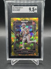 2023 Panini Prizm D.P. #102 CJ Stroud Gold Ice Prizm RC SGC 9.5