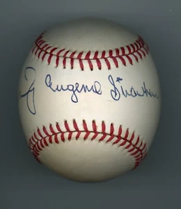 Darryl Eugene Strawberry "1983 ROOKIE" Autographed Baseball VINTAGE Feeney Ball - Picture 1 of 4