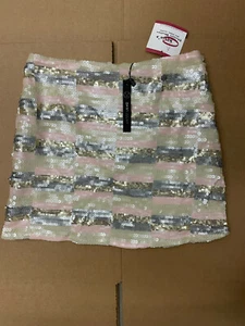 Oh My Julian Minigonna Donna S6639 Paillettes Rosa Multi Taglia MEDIA AL DETTAGLIO $56 - Foto 1 di 3