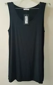 BRYN Walker Black BO TUNIC Top, Sleeveless Size XS, S, M Retail $78 NWT - Picture 1 of 3