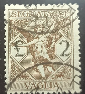 Italy Kingdom Stamp - 1924 Vaglia Sassone Lire 2 - Saxon no. 5 used Lot 156 - Picture 1 of 1
