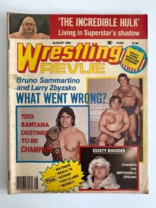 Wrestling Revue Magazine, August 1980 Dusty Rhodes WWF - Picture 1 of 1