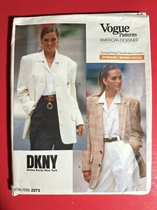 Vogue DKNY Donna Karan 2373 Misses Jacket 6 8 10 Sewing Pattern UNCUT - Picture 1 of 2