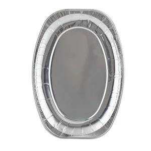 Foil Snack Platters Pack of 3 – Disposable Party Trays for Snacks, BBQ & Caterin - Picture 1 of 2