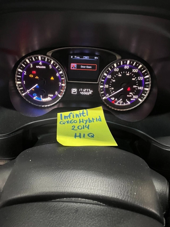 Velocímetro híbrido Infiniti QX60 2014 2,5 L cuadro de instrumentos medidor Foto 1 de 4