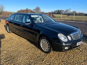 Mercedes-Benz W211 Elegance Funeral Limousine 3.5V6 Petrol, 2007 in black, ULEZ - Picture 1 of 24