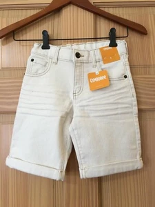 NWT Gymboree Boys shorts Cream Jean Kid Boy Sizes Adjust Waist many sizes - Picture 1 of 1